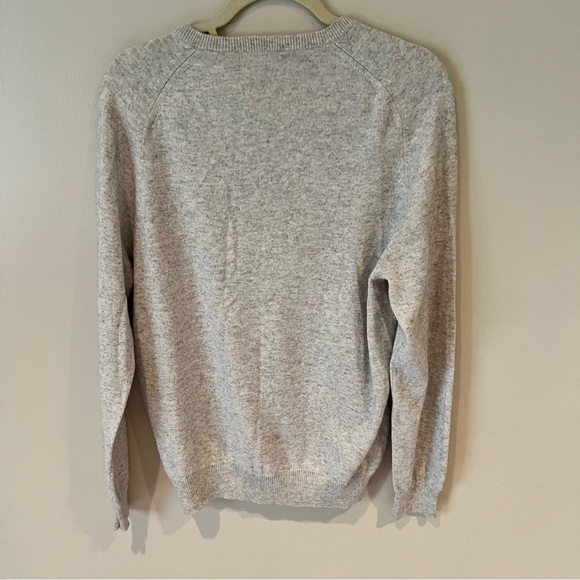 J. Crew Lightweight V-Neck Gray Sweater | L - Picture 9 of 10